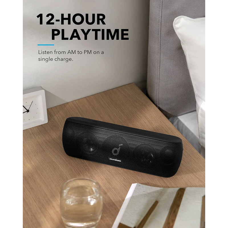 New Soundcore Motion+ Bluetooth Speaker with Hi-Res 30W Audio, Extended Bass and Treble, Wireless HiFi Portable Speaker