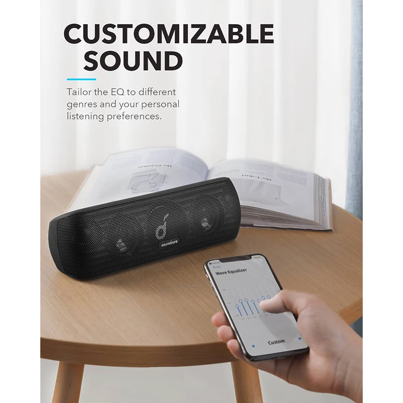 New Soundcore Motion+ Bluetooth Speaker with Hi-Res 30W Audio, Extended Bass and Treble, Wireless HiFi Portable Speaker