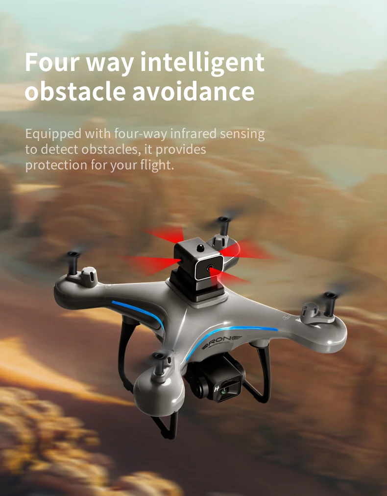 KBDFA KY102 Drone Professional 4K HD Camera Aerial Photography Brushless Motor WIFI Lifting Obstacle Avoidance RC Quadcopter Toy